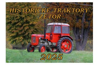 8883010512025: Calendar wall historical tractors ZETOR 2025