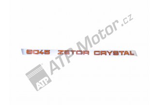 80803001: Nápis ZET CRYSTAL 8045 P