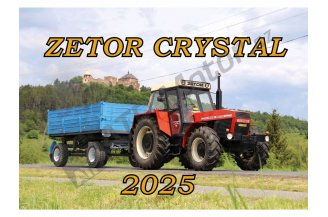 8883010532025: Kalendář nástěnný ZETOR CRYSTAL 2025