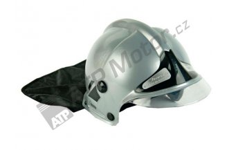 600K8924: KLEIN fireman´s helmet silver
