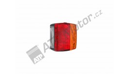 Rear light with number plate light