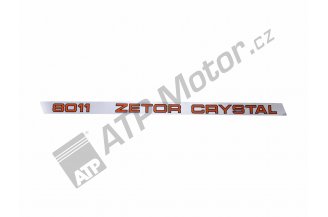 80802001: Nápis ZET 8011 CRYSTAL P