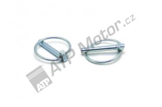 451164107,5: Pin with ring d=7,50 mm